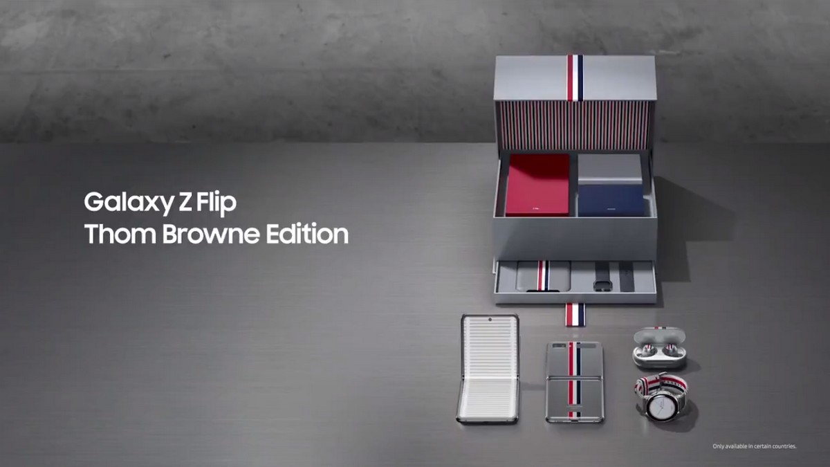 Samsung Galaxy Z Flip Thom Browne Edition Promotional Video Leaked