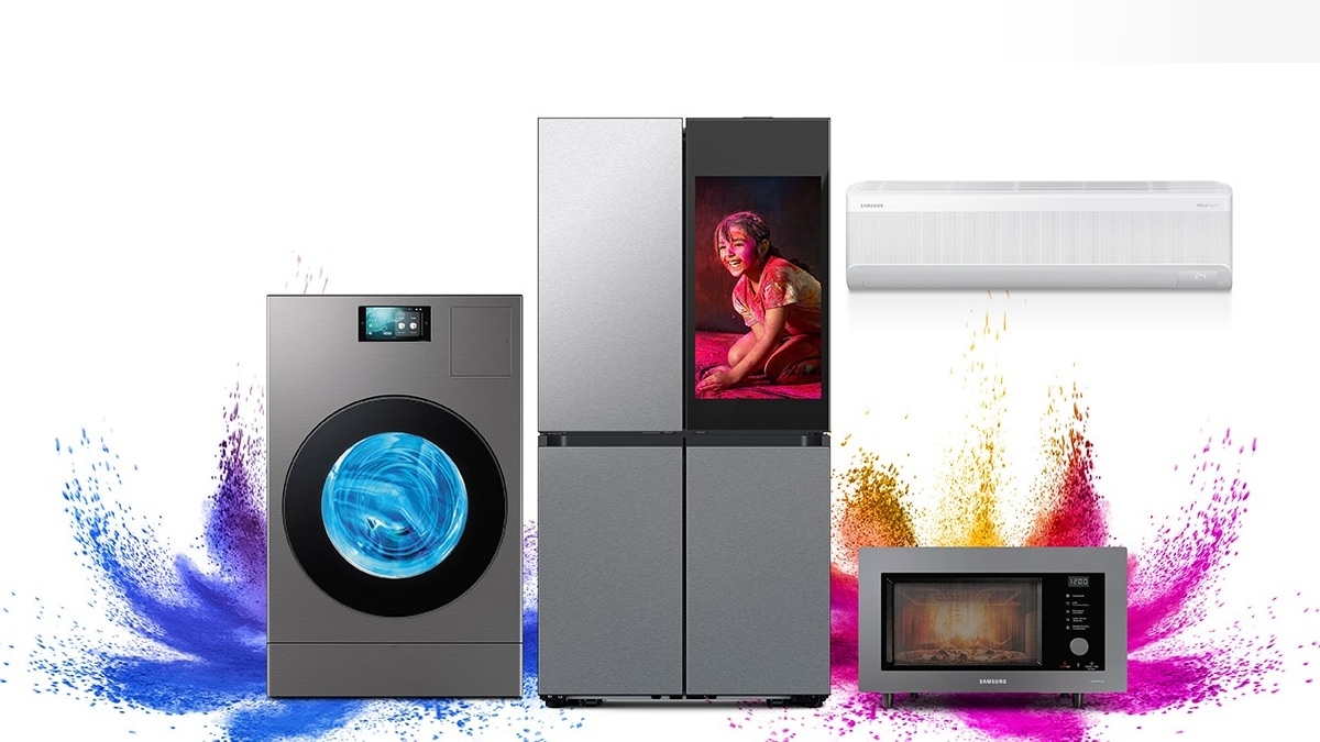 Samsung Announces ‘Holi Hai’ Sale With Cashback on Bespoke AI Appliances