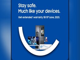 Samsung Extends Warranty on All Products in India Till June 15 Owning to Coronavirus Lockdown Samsung Extends Warranty on All Products in India Till June 15 Owning to Coronavirus Lockdown