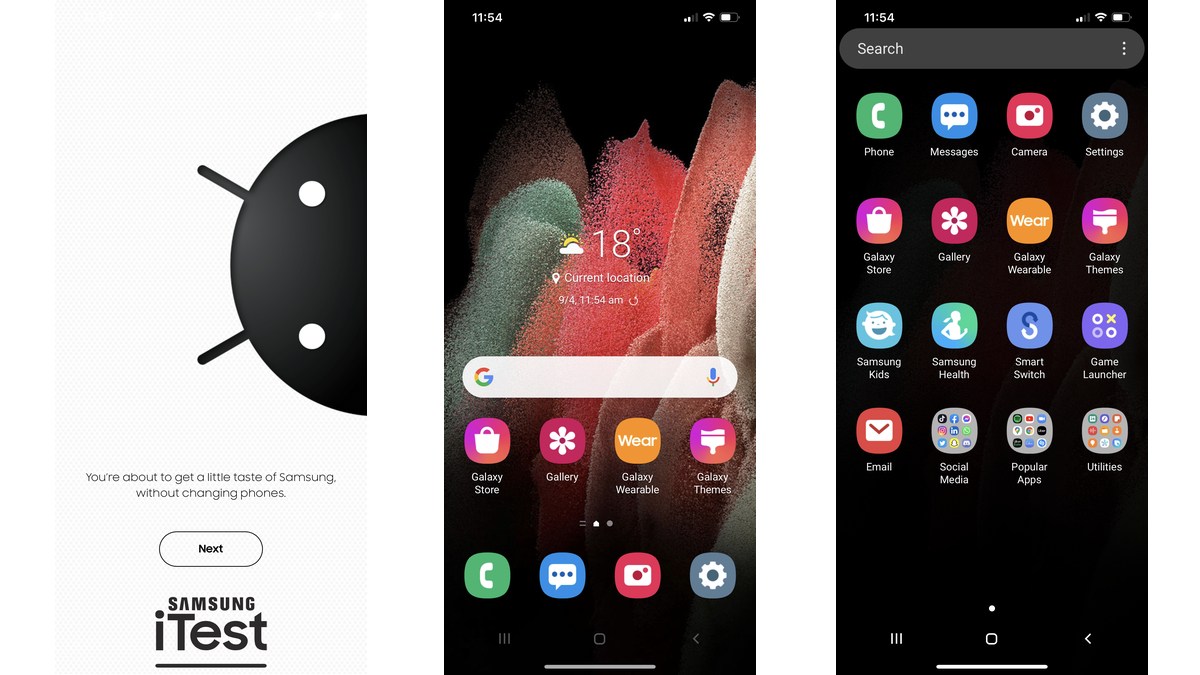 Samsung iTest Lets Users Experience Galaxy-Like Android OS on iPhone