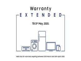Samsung Extends Warranty on All Products Till May 31 Due to Coronavirus Lockdown: All You Need to Know Samsung Extends Warranty on All Products Till May 31 Due to Coronavirus Lockdown: All You Need to Know