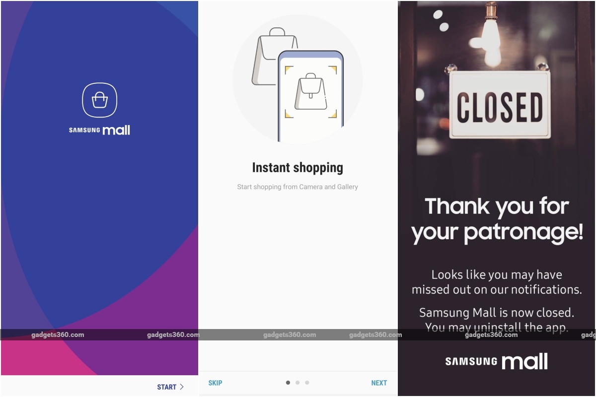 Samsung Mall Shopping App Shut Down in India, No Longer Available for Download