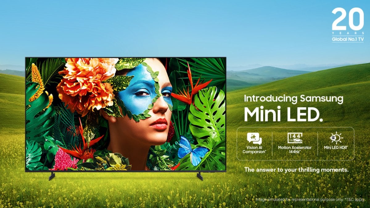 Samsung Refreshes Mini LED TV Lineup in India With NQ4 AI Gen2 Processor, 144Hz Screens: Price, Features
