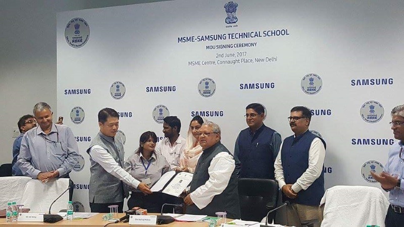 Samsung Partners MSME Ministry to Open New Technical Training Schools