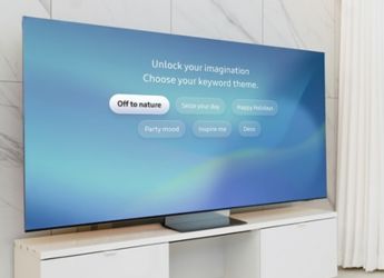 Samsung Neo QLED and Other TVs Get 4K Generative Wallpaper Feature in Ambient Mode