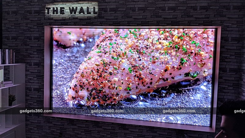 Samsung Unveils 146-Inch 'The Wall' 4K MicroLED TV, AI-Powered Q9S 8K TV at CES 2018