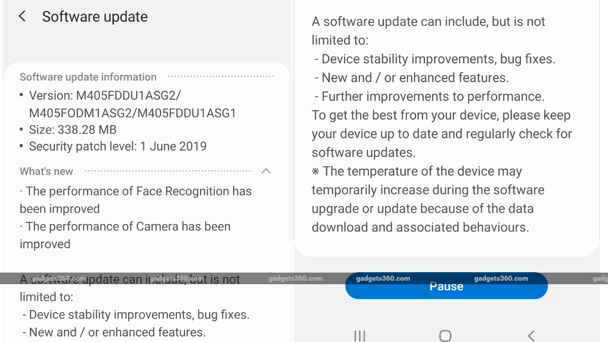 Samsung Galaxy M40 Update Brings Camera and Face Recognition Improvements, June Patch