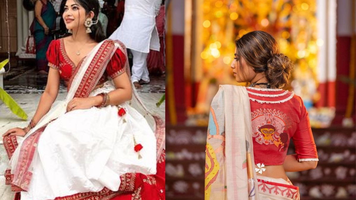 Myntra Big Fashion Festival Offers on Best Saree Designs for Durga Puja 2025