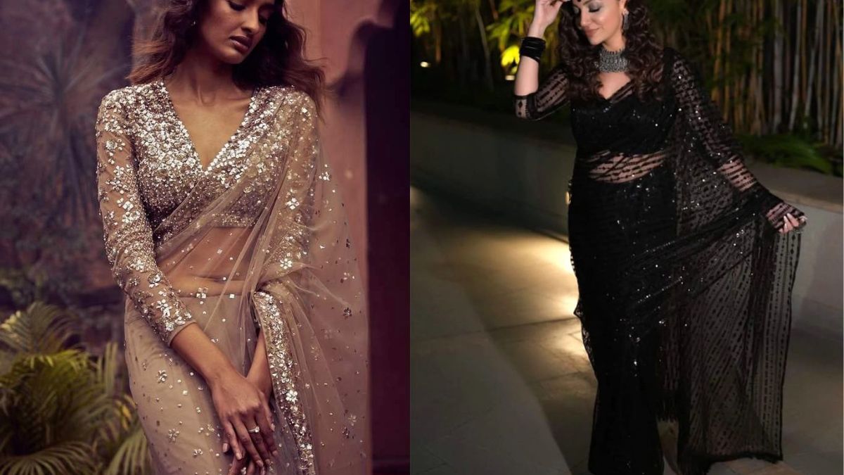 Myntra Diwali Sale 2025: Explore the Best Sequin Sarees For Women