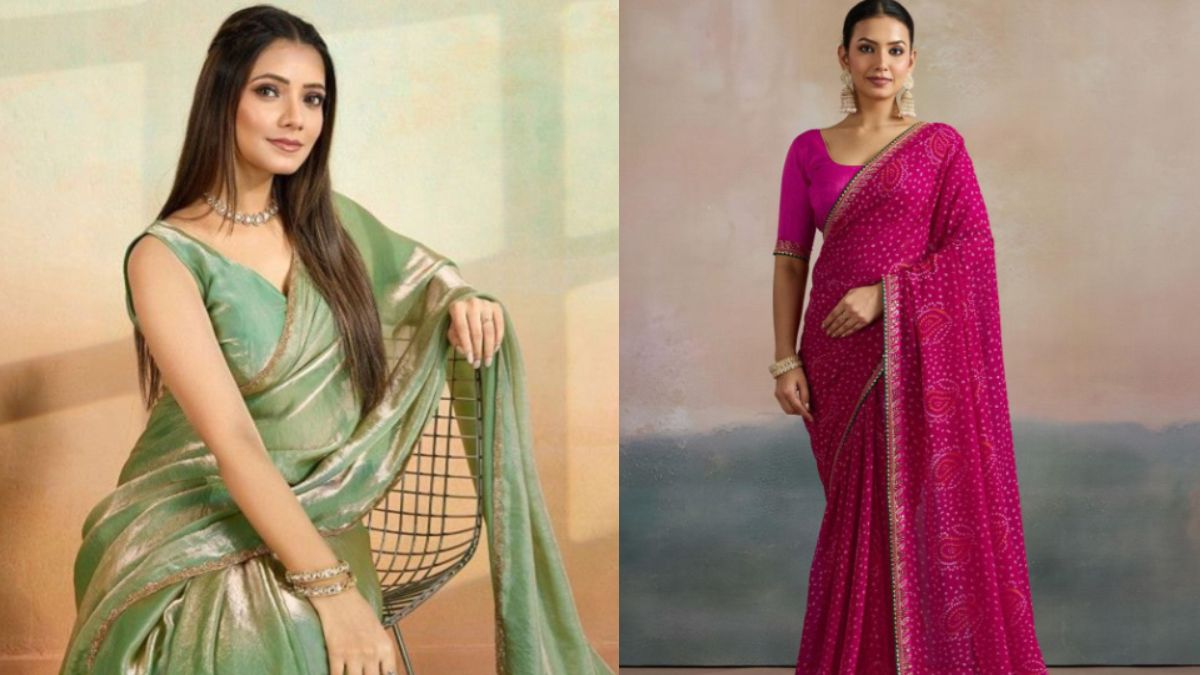 Best Embroidered Sarees for Wedding Guests Look Under Rs. 1,799 on Myntra