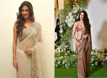 Disha Patani Inspired Shimmery Saree For Women: Perfect Festive Ethnic Glam