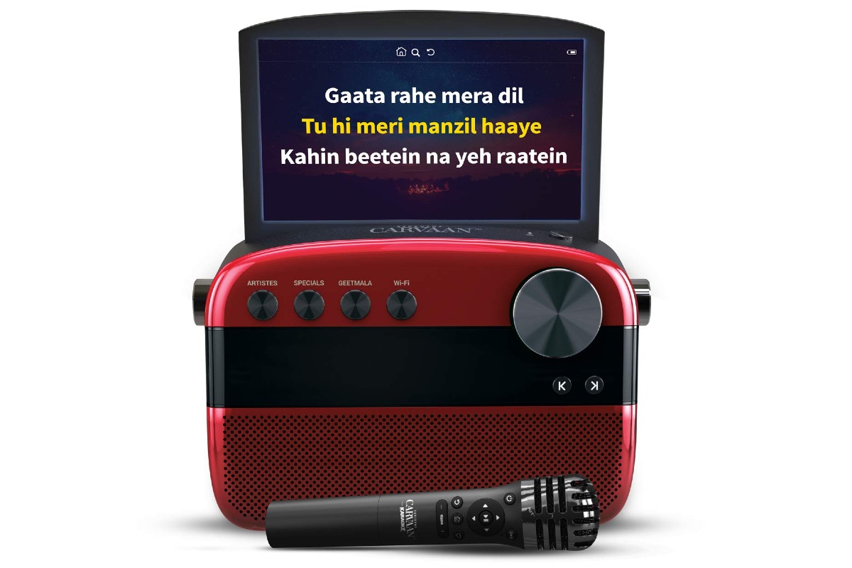 Saregama Carvaan Karaoke Audio Player With Inbuilt Screen for Displaying Lyrics Launched in India