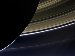 NASA Shares Image of Earth Captured by Its Probe Very Close to Saturn NASA Shares Image of Earth Captured by Its Probe Very Close to Saturn