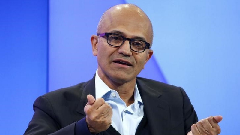Microsoft CEO Satya Nadella Interacts With Hyderabad Employees on India Tour