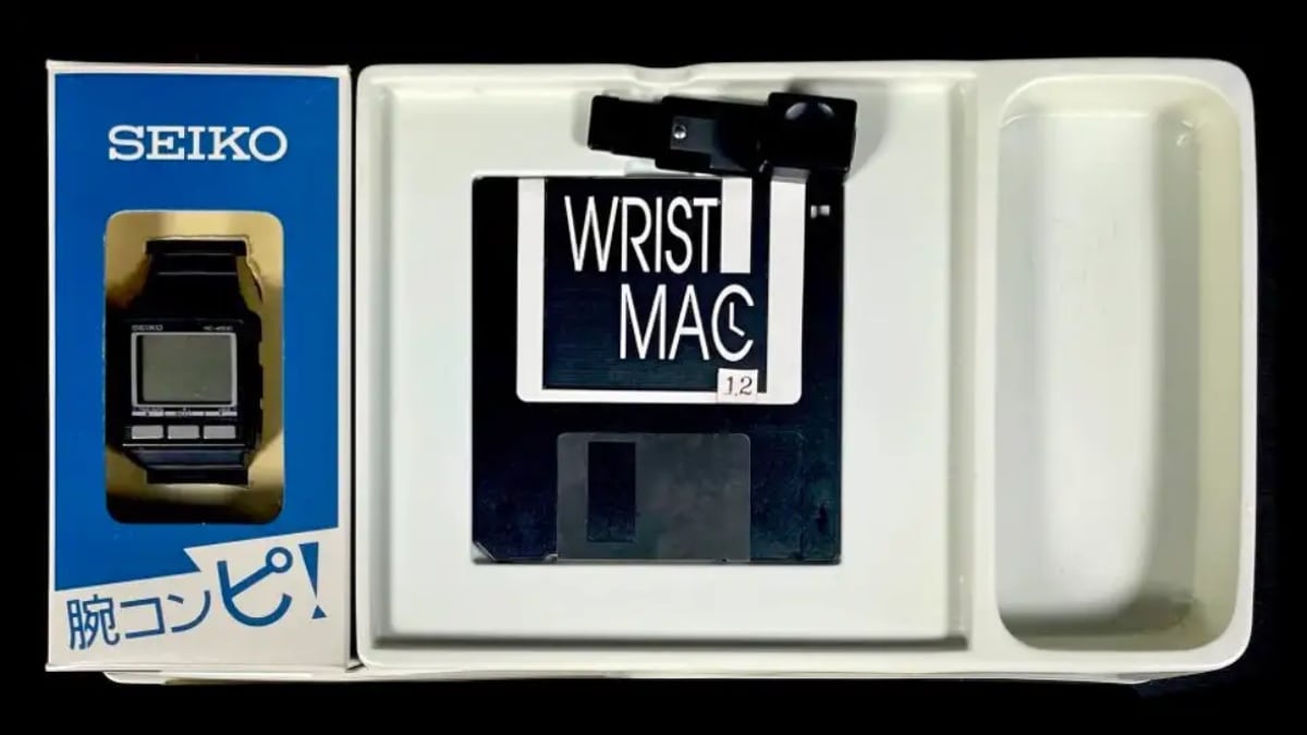 Rare Seiko WristMac, the First 'True' Apple Watch From 1988, Up for ...