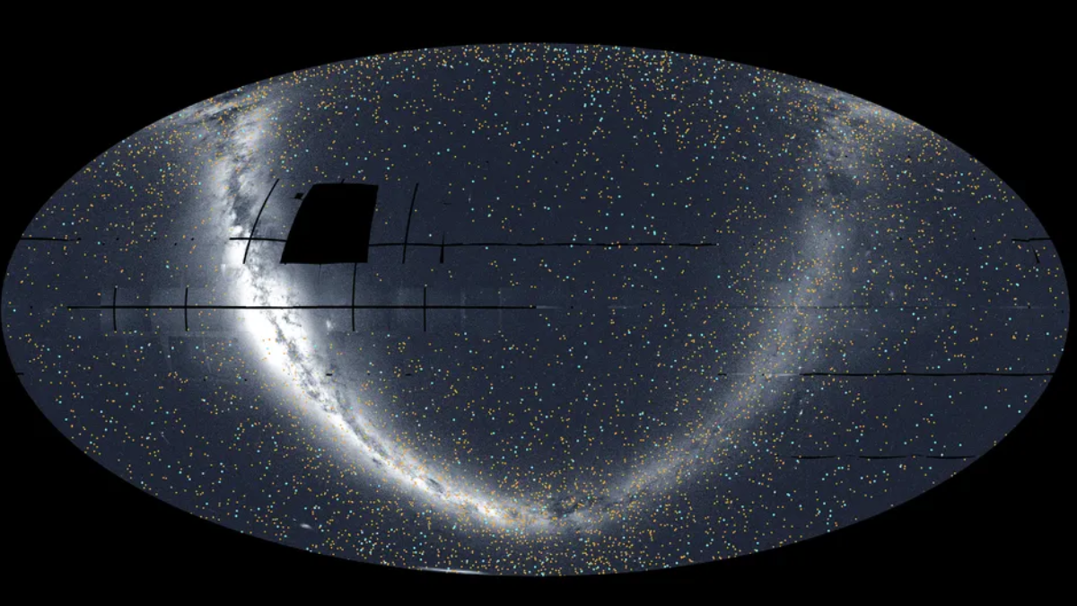 NASA Just Released One of the Most Detailed Maps of the Night Sky Ever