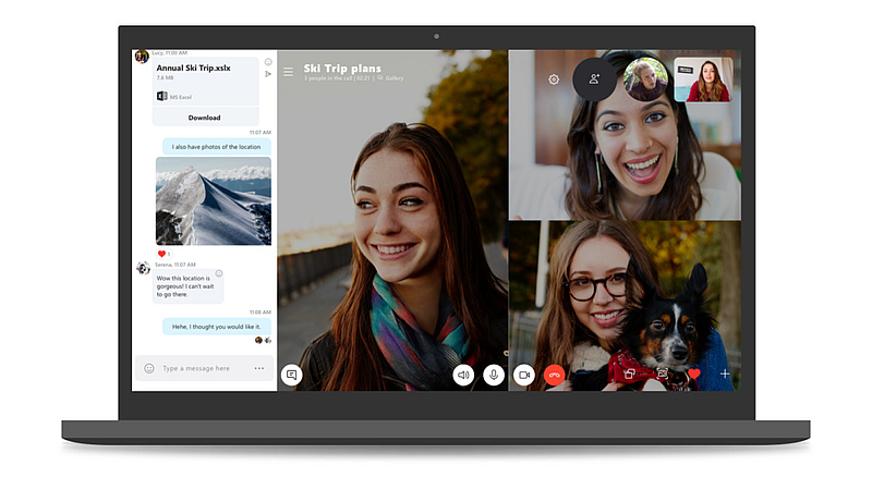 Skype 8.0 for Desktop Brings Group Calls for Up to 24 People, Mentions, and More