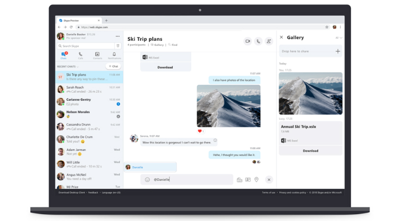 Skype for Web Gets HD Video Calling, Call Recording, New Notification Panel