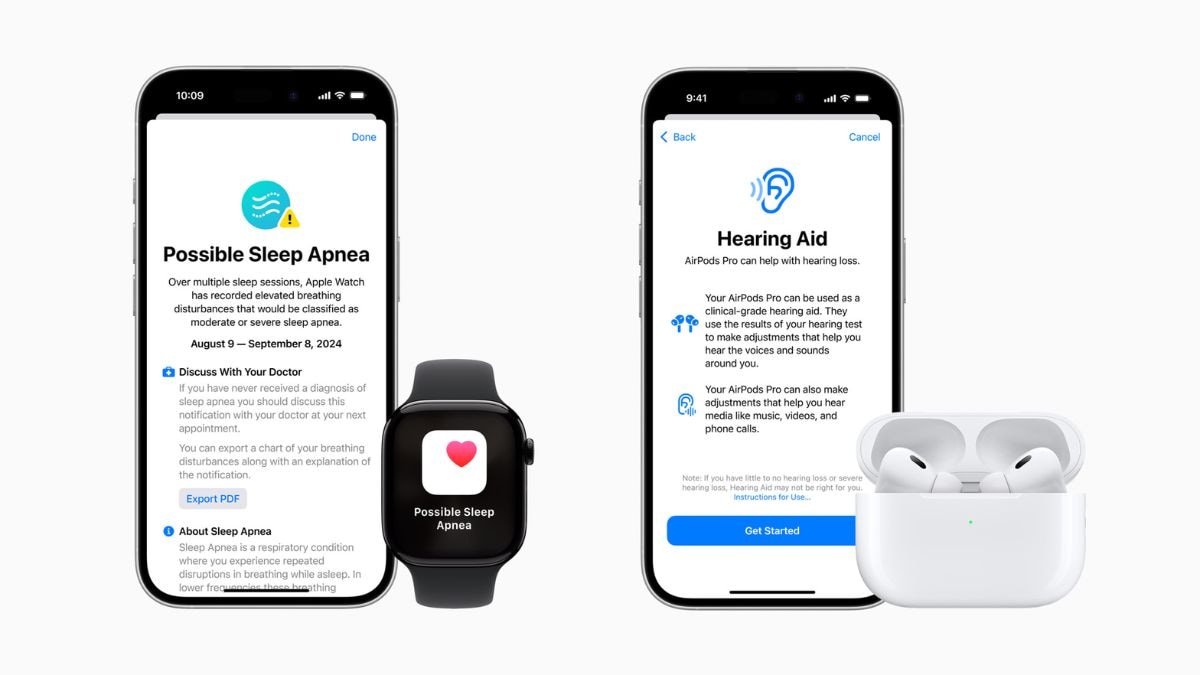Apple’s Big Health Move in India: Watch Gets Sleep Apnea Alerts, AirPods Pro Gain Hearing Test Feature