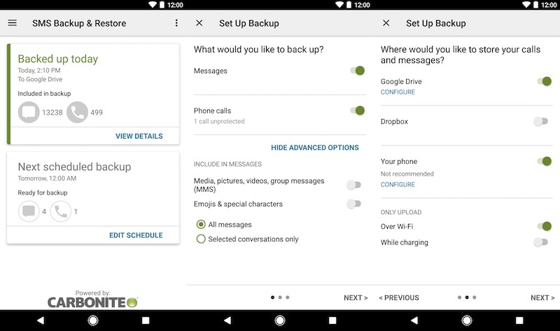 best sms backup app for tablets