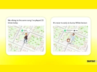 Snapchat Brings Spotify Music Sharing to Snap Map With Now Playing