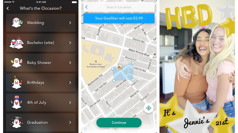 Snapchat Gets Website Linking, On-Demand Geofilters, Voice Filters, and More