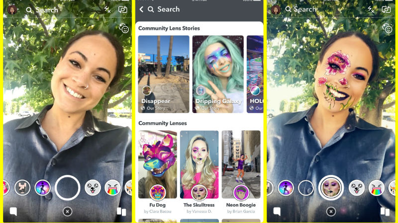 Snapchat Lens Explorer Launched to Let Users Discover Community Lenses