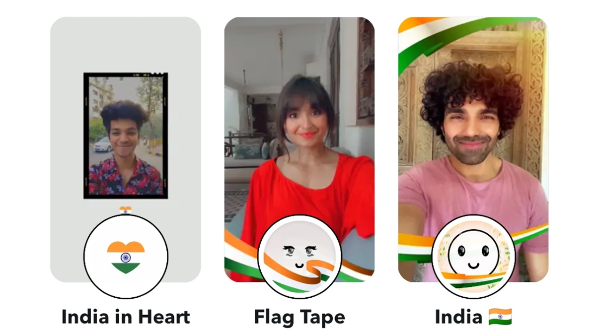 Snapchat Launches Special Lenses, Geofilters, Stickers to Commemorate India's 73rd Republic Day