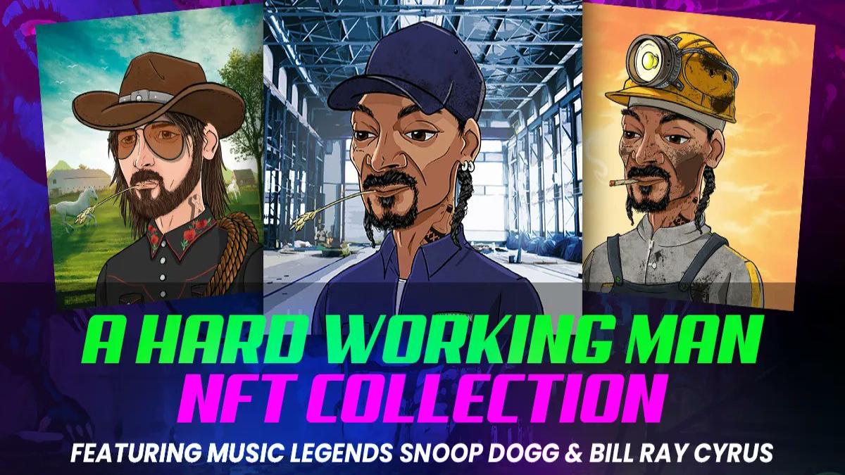 Snoop Dogg, Billy Ray Cyrus Set to Launch 'A Hard Working Man' NFT Collection as Tribute to Hard Working Americans