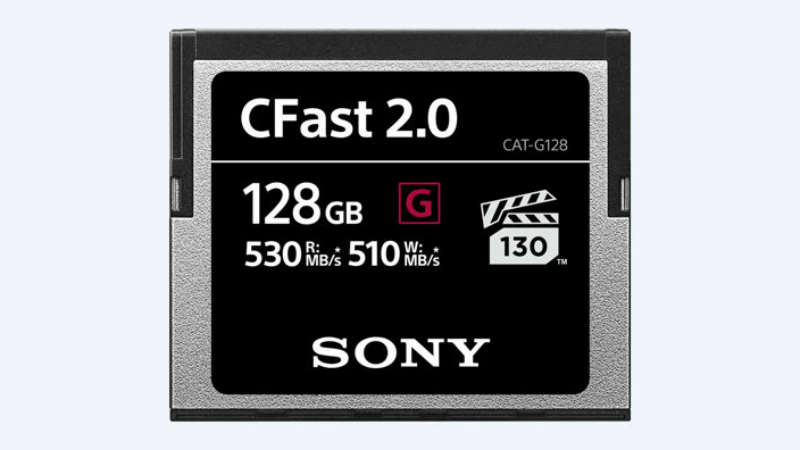 Sony G Series CFast Memory Cards With Write Speeds of Up to 510MBps Launched in India