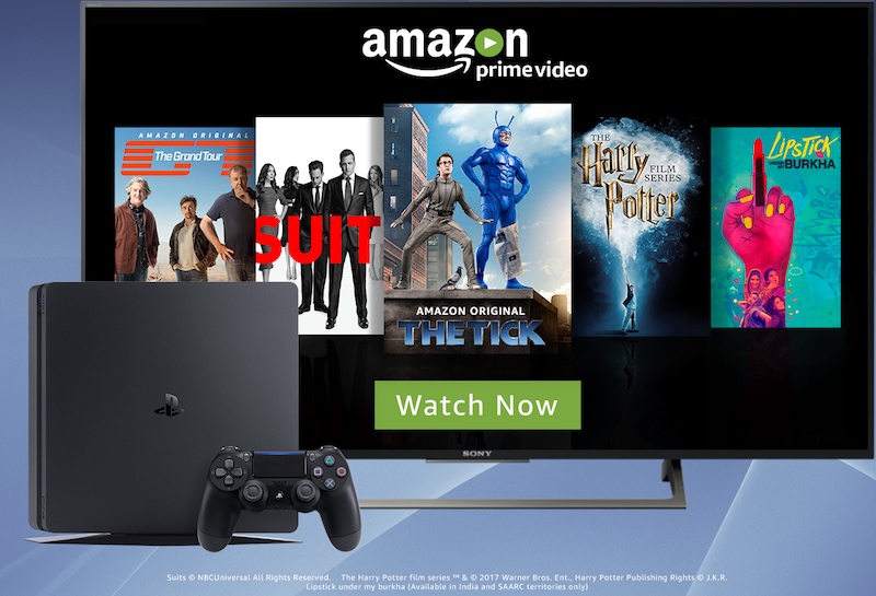 Amazon Prime Video App Arrives on PlayStation in India