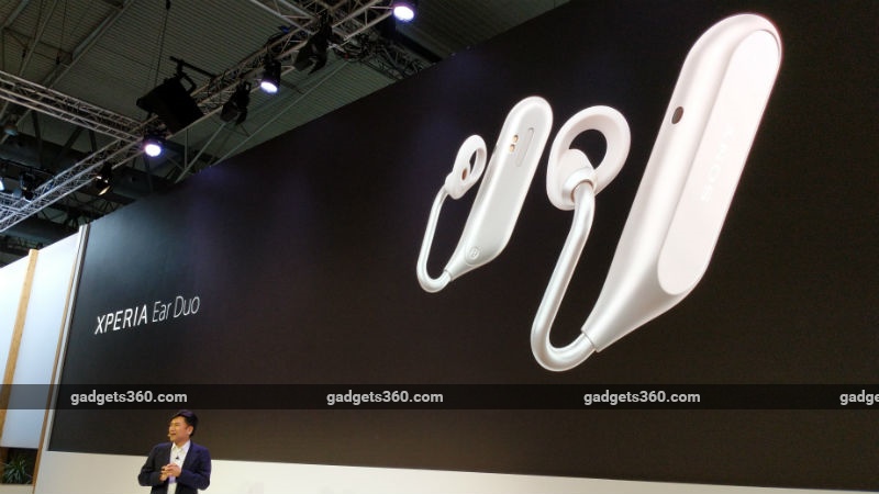 Sony Xperia Ear Duo Launched at MWC 2018, Takes on Apple AirPods, Samsung Gear IconX