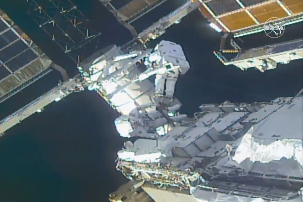 International Space Station Being Prepped for New Solar Panels Coming Later This Year