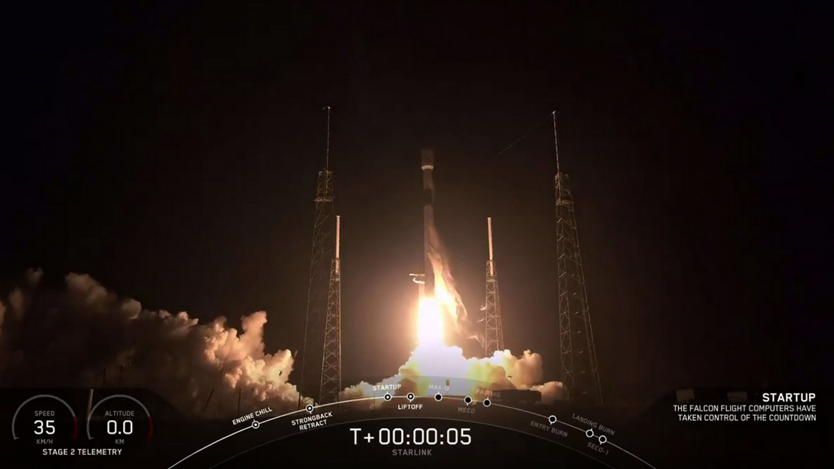 SpaceX Launches 60 Starlink Internet Beaming Satellites Aboard Falcon 9 Rocket