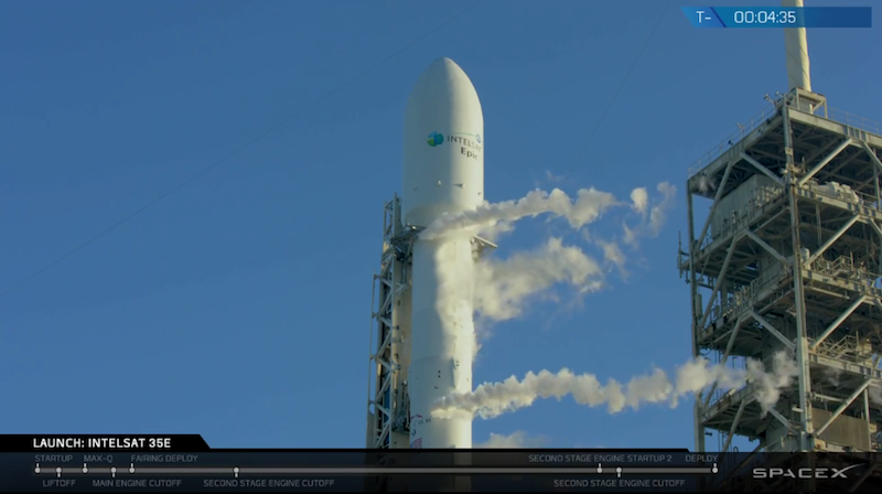 SpaceX Successfully Launches IntelSat Broadband Communications Satellite