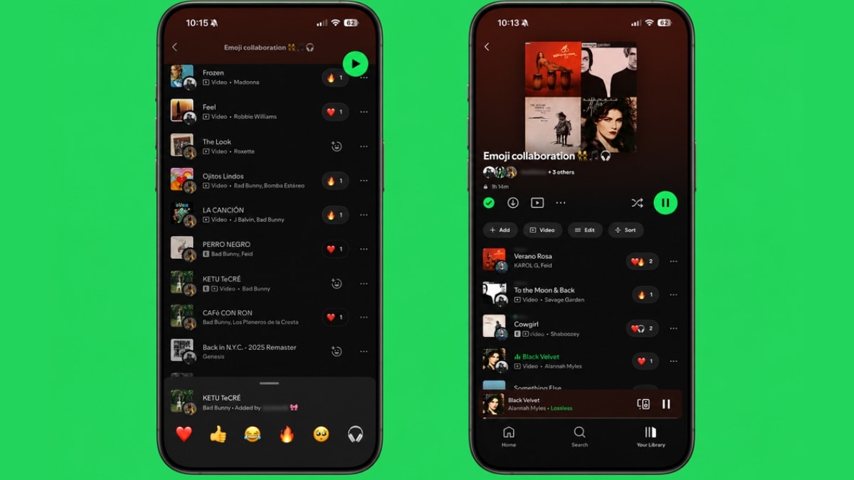 Spotify Upgrades Collaborative Playlists Feature With Emoji-Based Reactions for Tracks