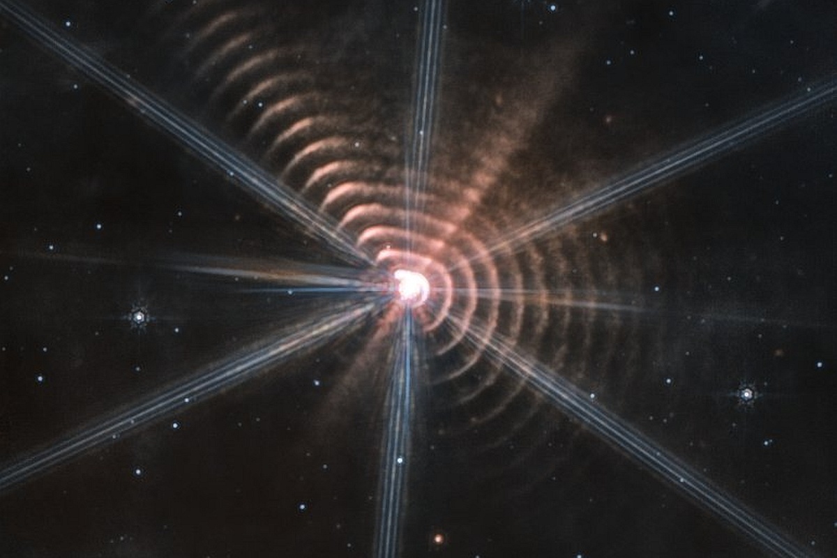 NASA's James Webb Telescope Captures Rare Ring Phenomenon Around Star 5,600 Light-Years Away