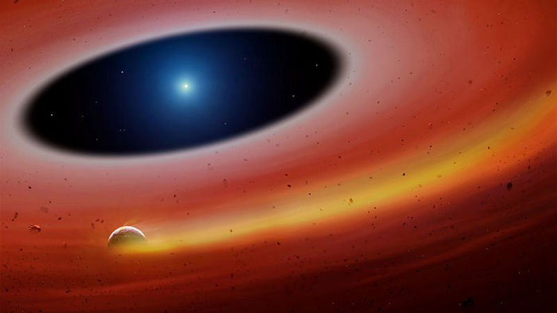 Heavy Metal Miniplanet Survived Death of Its Star