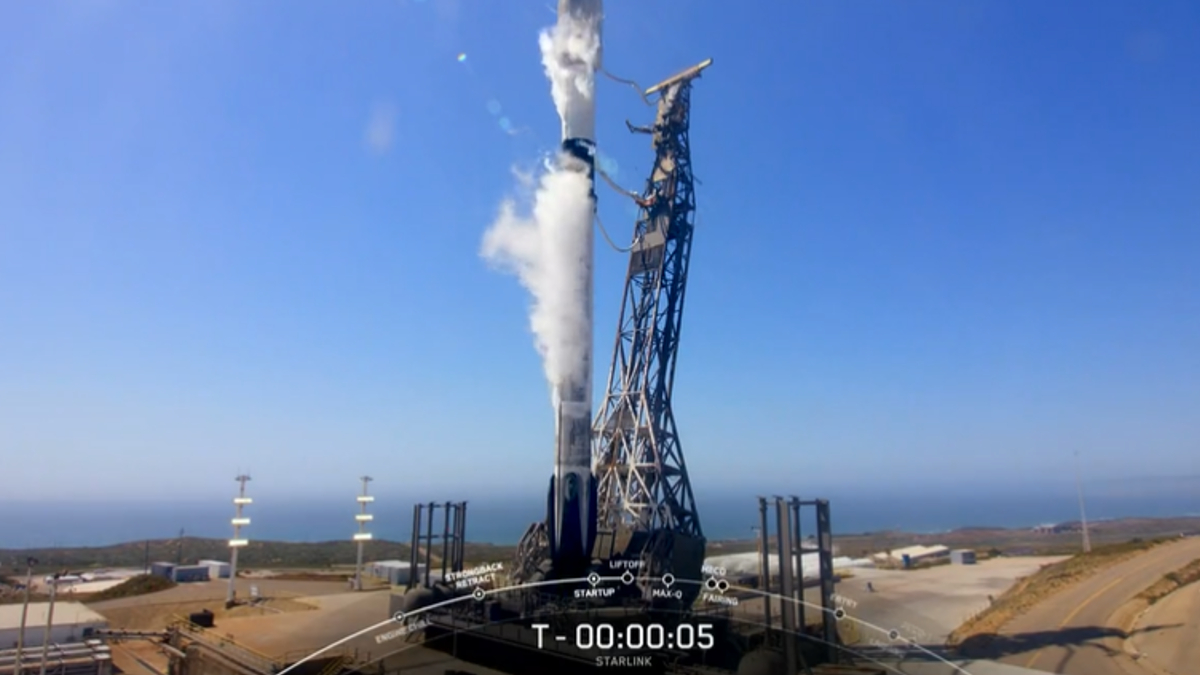 Elon Musk's SpaceX Launches 53 Starlink Satellites From California