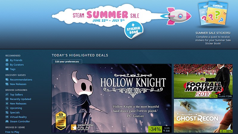 Steam Summer Sale 2017: The Biggest Sales and Deals