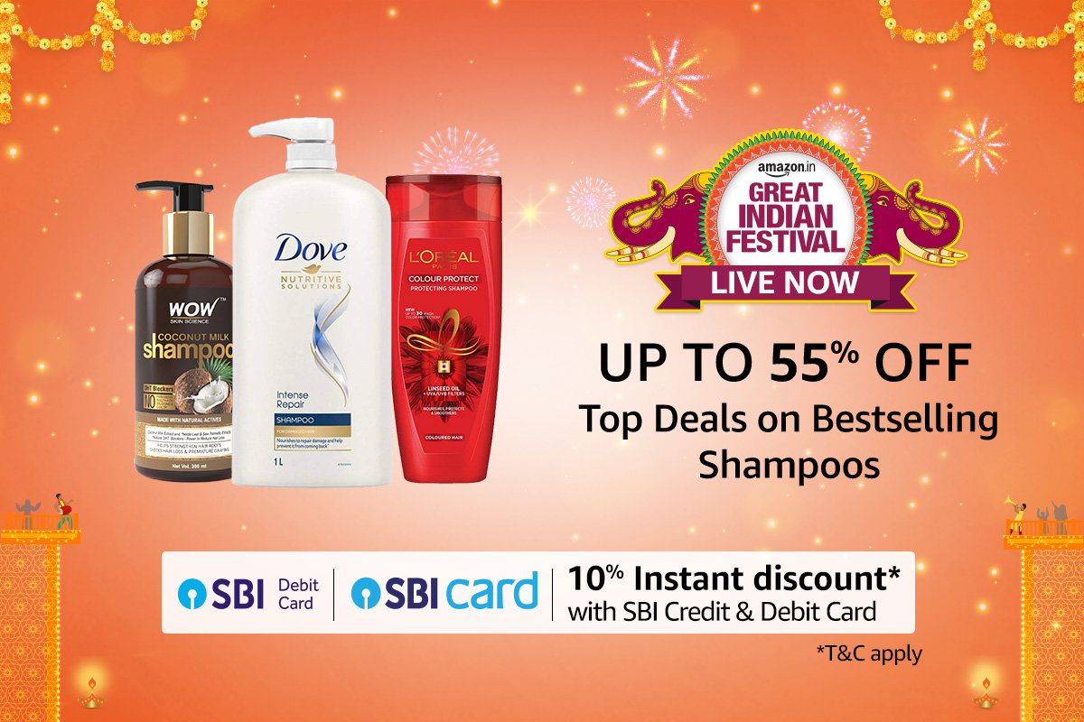 Amazon Great Indian Festival Sale: बेस्ट सेलिंग शैम्पू पर मिल रही ये बेहतरीन डील्स