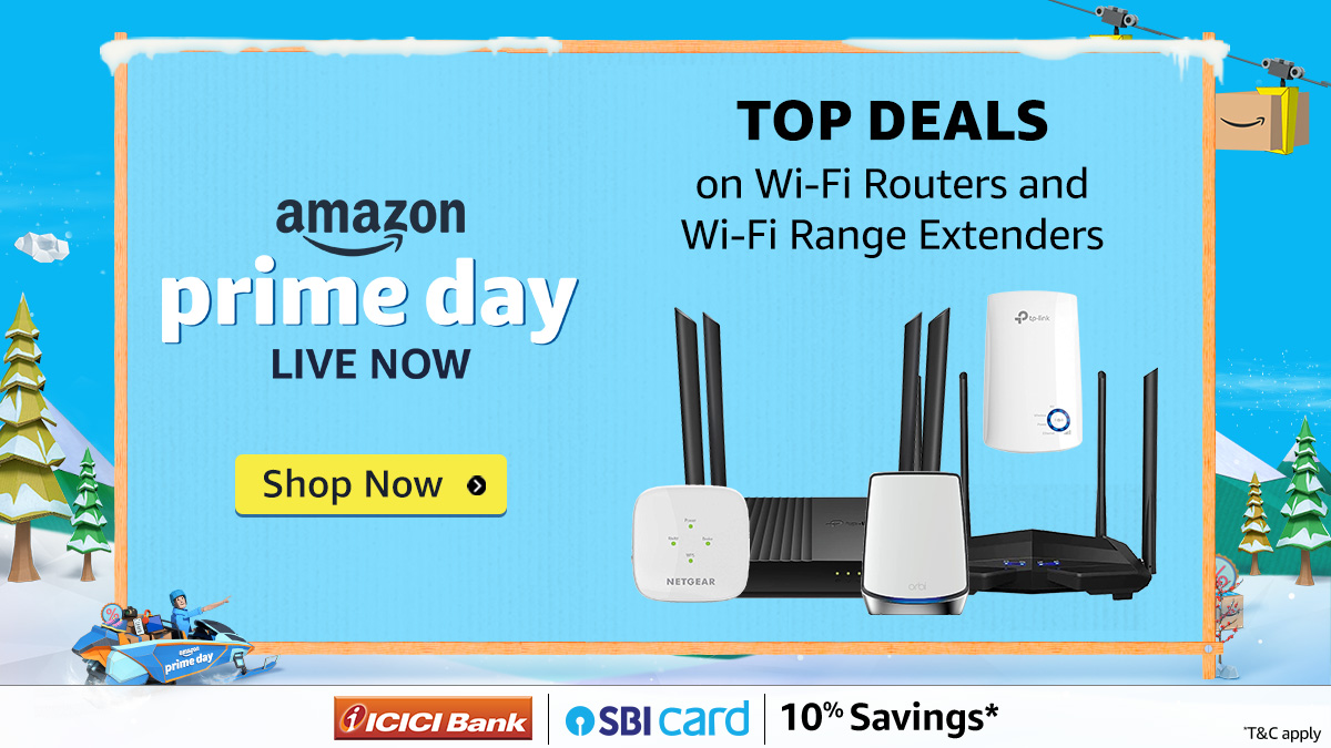 Amazon Prime Day Sale Ends Today: Top Deals on Wi-Fi Routers and Range Extenders From Netgear, TP-Link and Tenda