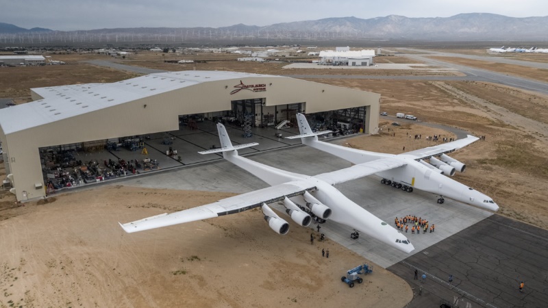 Microsoft Co-Founder Paul Allen Rolls Out World's Largest Aeroplane, the Stratolaunch
