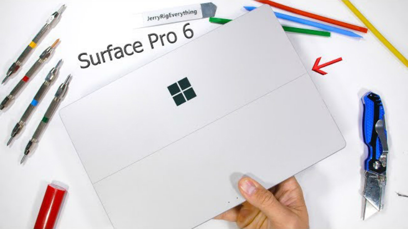 Microsoft Surface Pro 6 Beats Apple's iPad Pro (2018) in a Bend Test