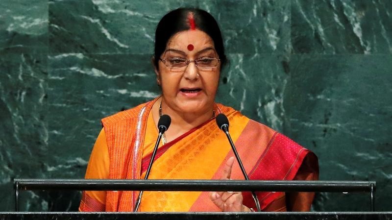 After Sushma Swaraj's Twitter Threat, Amazon Canada Removes Indian Flag Doormat
