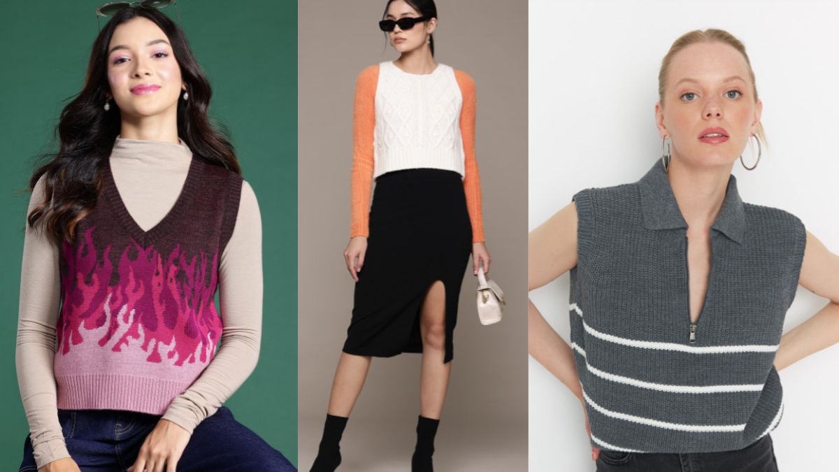 5 Best Sweaters Vest For Women on Myntra Right Now: Top Trendy Knitwear