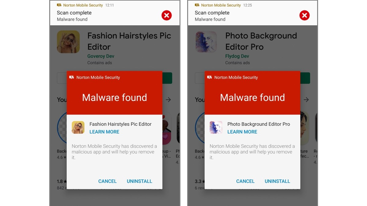 25 Android Apps With 2.1 Million Downloads Removed From Google Play Due to Adware: Symantec