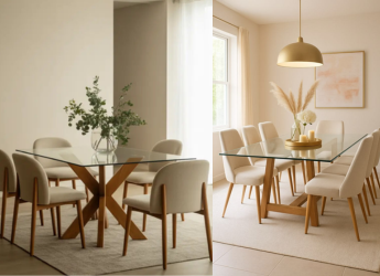 Best Dining Table Set 6-Seater with Glass Top: Adding Class to Your Space