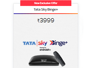 Tata Sky Binge+ Price in India Cut by Rs. 2,000 for New and Existing Customers
