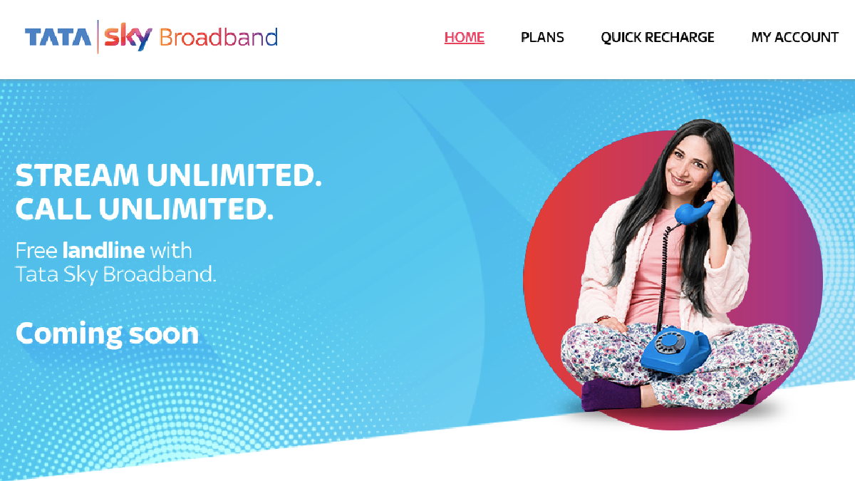 Tata Sky Broadband to Offer Free Landline Service With Unlimited Voice Calling Soon